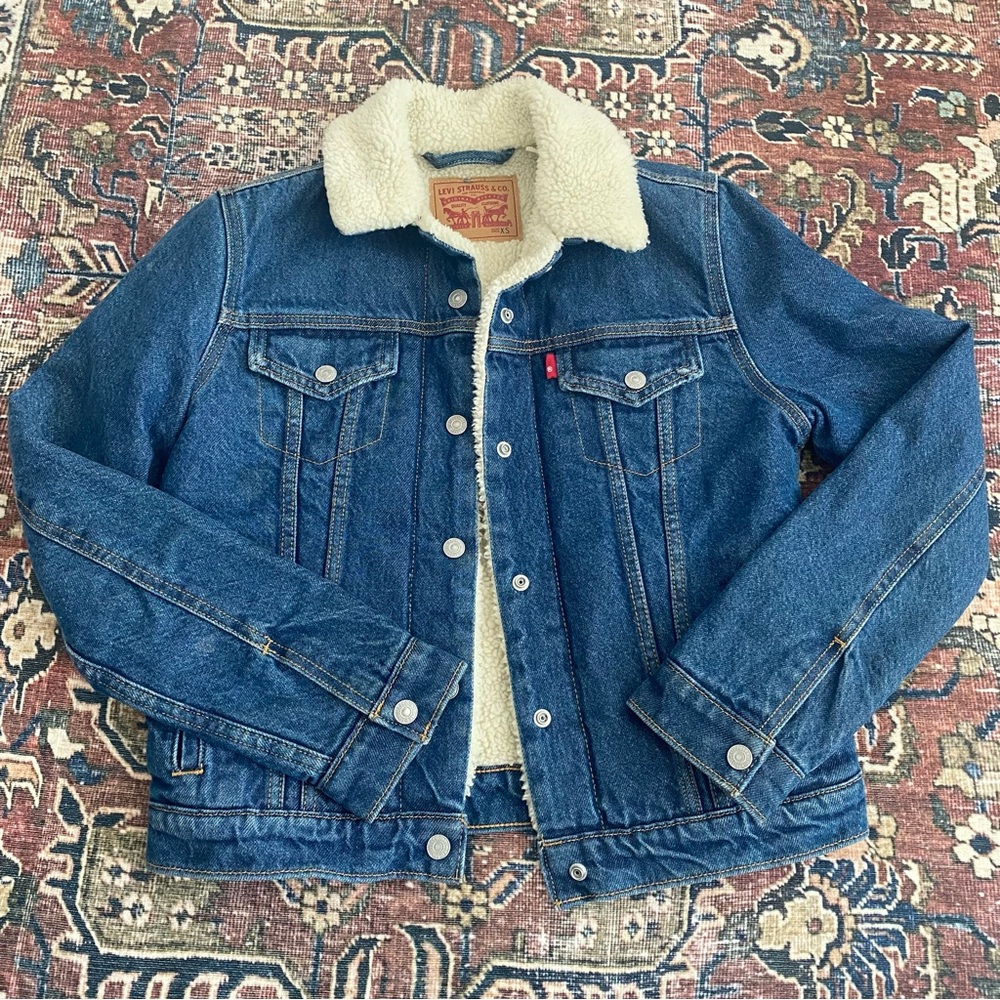 FLEECE LINED LEVI JACKET